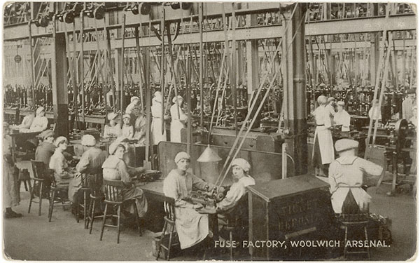Workers in a Fuse Factory