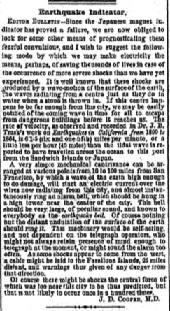 A scan of an historical newspaper article.