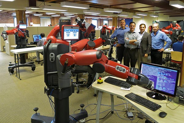 Baxter, an Industrial Robot, Using a Computer