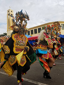 bailarines carnavalescos