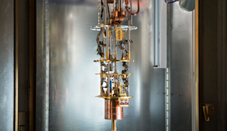 An image of a version of D-Wave’s quantum computer