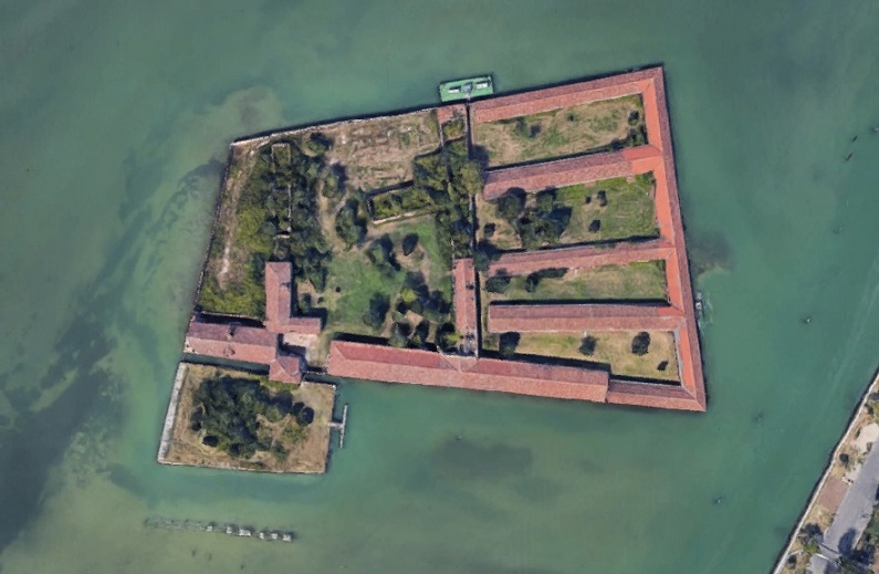 Island lazzaretto of Venice